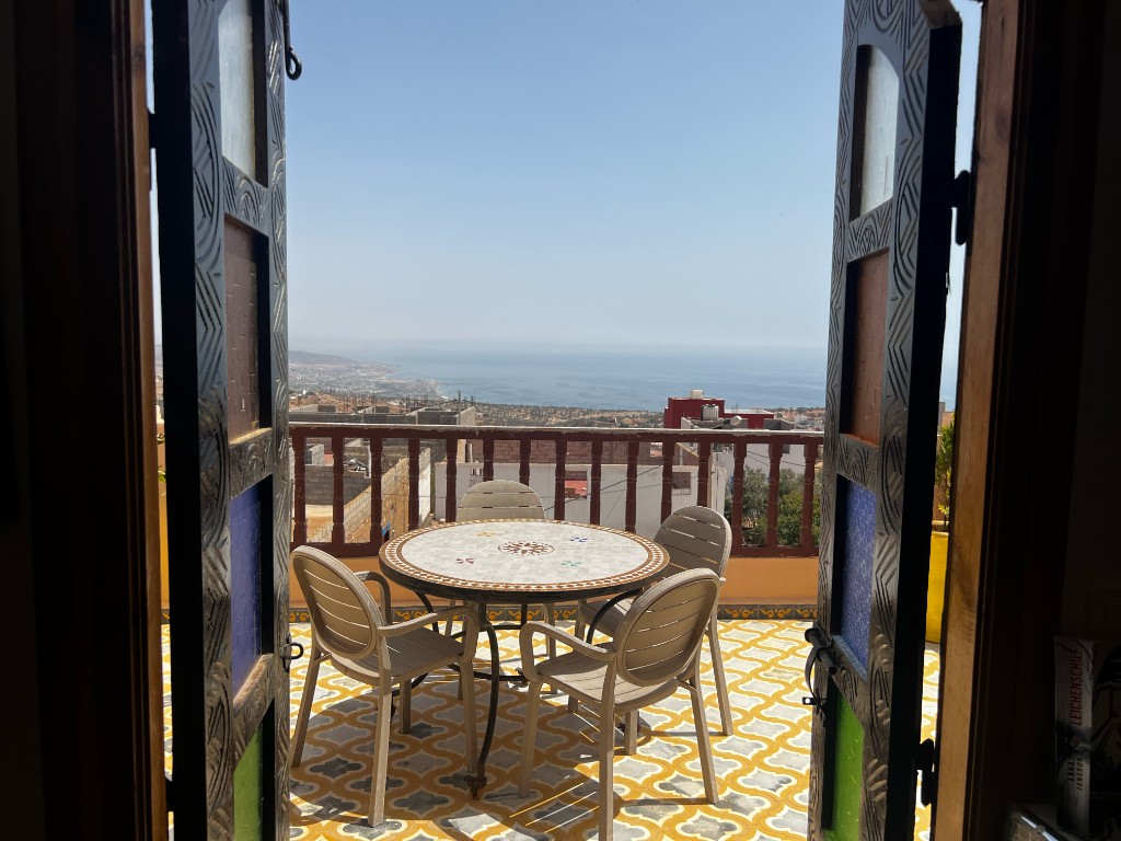 Private apartment – open doors to sunny terrace